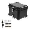 Motorbike Storage Box Top Box Tail Box Trunk Carrier Universal Black 45L Motorcycle  Aluminum Top Case Tail Box Luggage