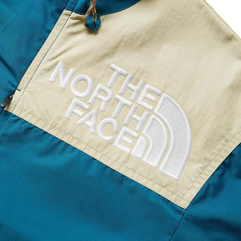 THE NORTH FACE Low Fi Hi Tek Outdoor Hiking Waterproof Windbreaker Jacket Women's Blue Coral/Gravel NF0A7ZYT-IVY