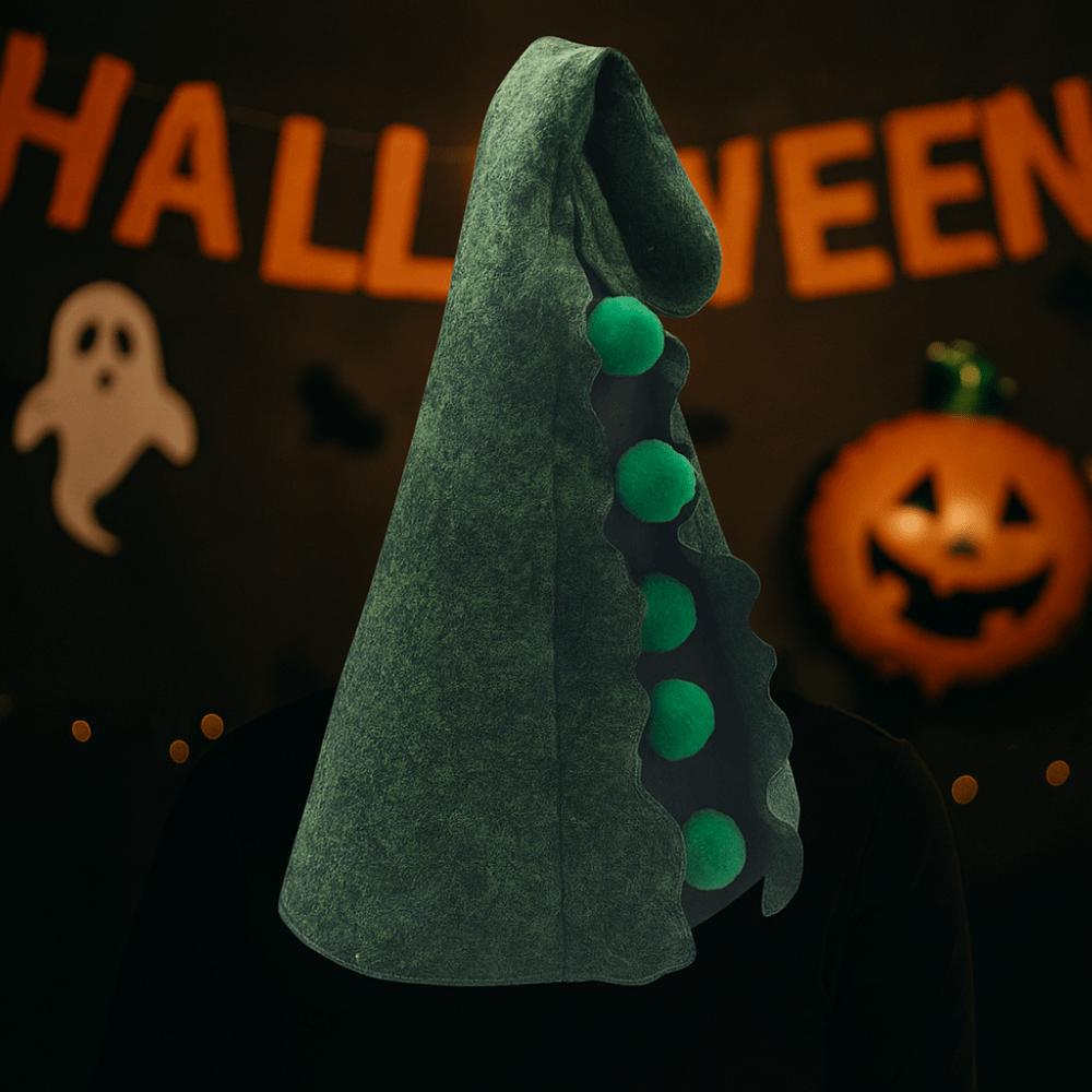 Polyester Peasecod Shape Hat Hair Decoration Pea Wizard Role Play Caps  Makeup Props