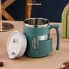 400ml Thermal Mug 304 Stainless Steel Water Cup with Lid Portable Mug Travel Mug Office Cup Handle Cup for Office Home