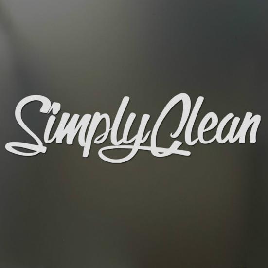 Simply Clean Cool SUV Laptop Car Truck Sticker Reflective Decal DIY Decoration