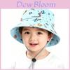 Dinosaur Cartoon Kids Bucket Hat With Sun Protection For Young Boys And Girls
