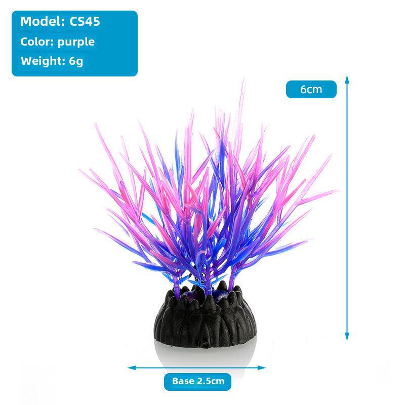 Aquarium Landscaping Plastic Artificial Plants - CS Series