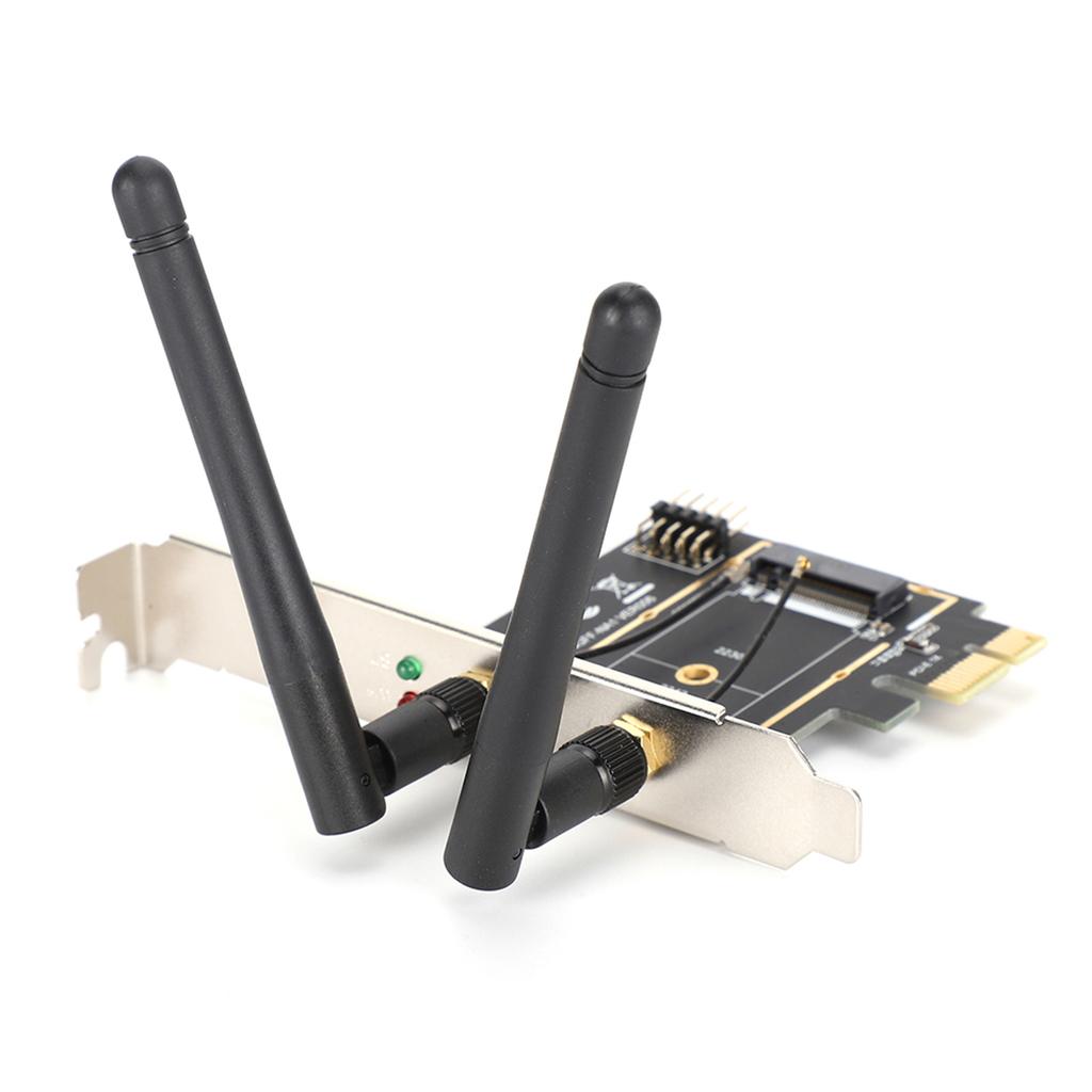 PCI E to NGFF M.2 WIFI Wireless Module Adapter Card KEY A E Network Expansion Card