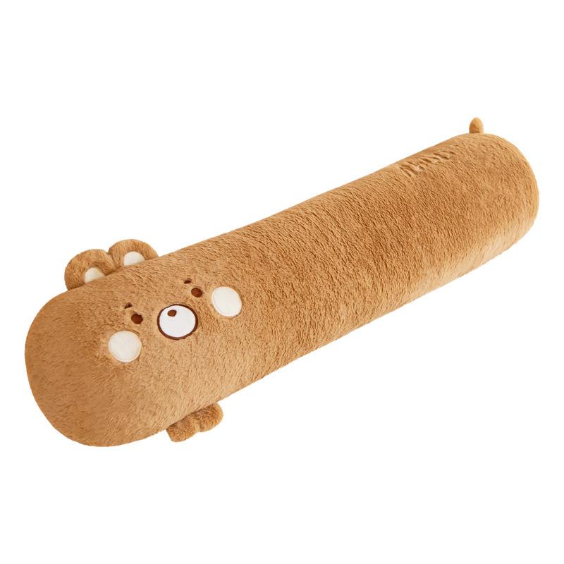 Cute Animal Long Throw Pillow Soft Cute Cat Piggy Plush Toy Long Throw Pillow Children Sleep Legs Long Pillow