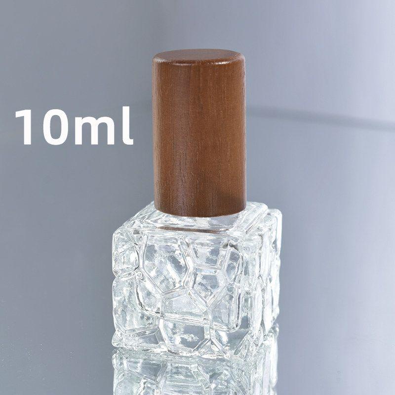 New Travel Portable Sample Wooden Lid Perfume Sub-Bottles