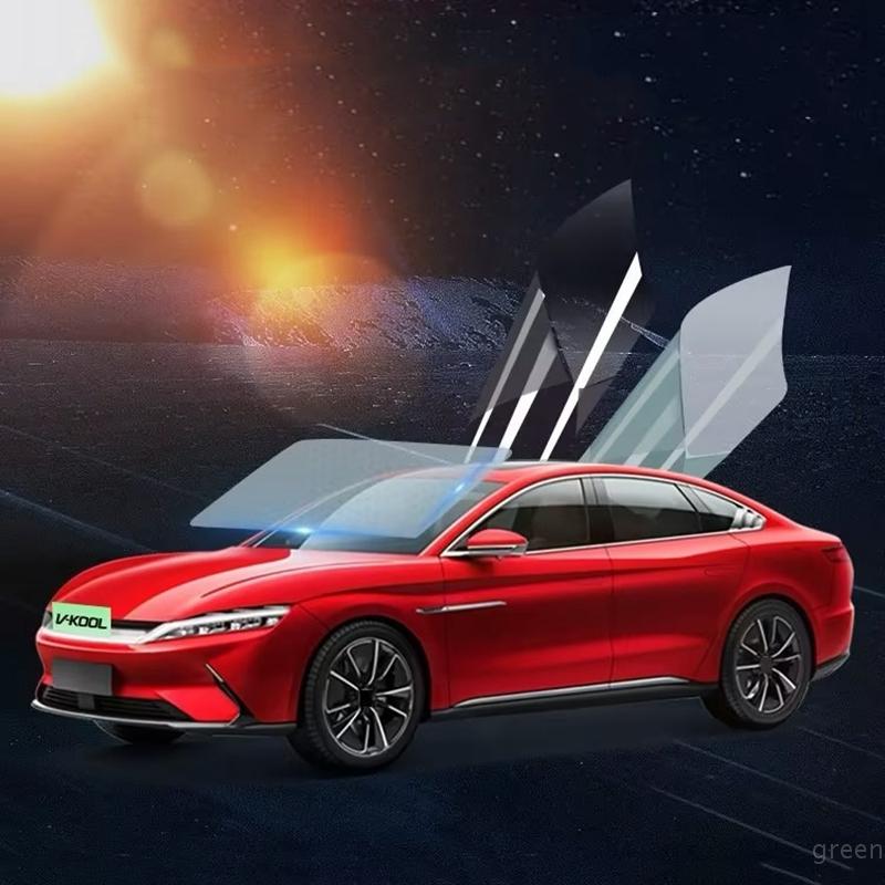 Černá soukromá skleněná fólie ochrana proti UV záření okenní samolepky samolepicí DIY fólie na okna nákladních aut a automobilů odolná proti výbuchu odnímatelná