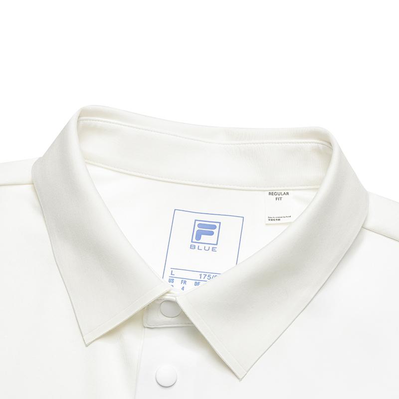 New FILA Polo Shirt Men's Standard White WT F11M512205F-WT