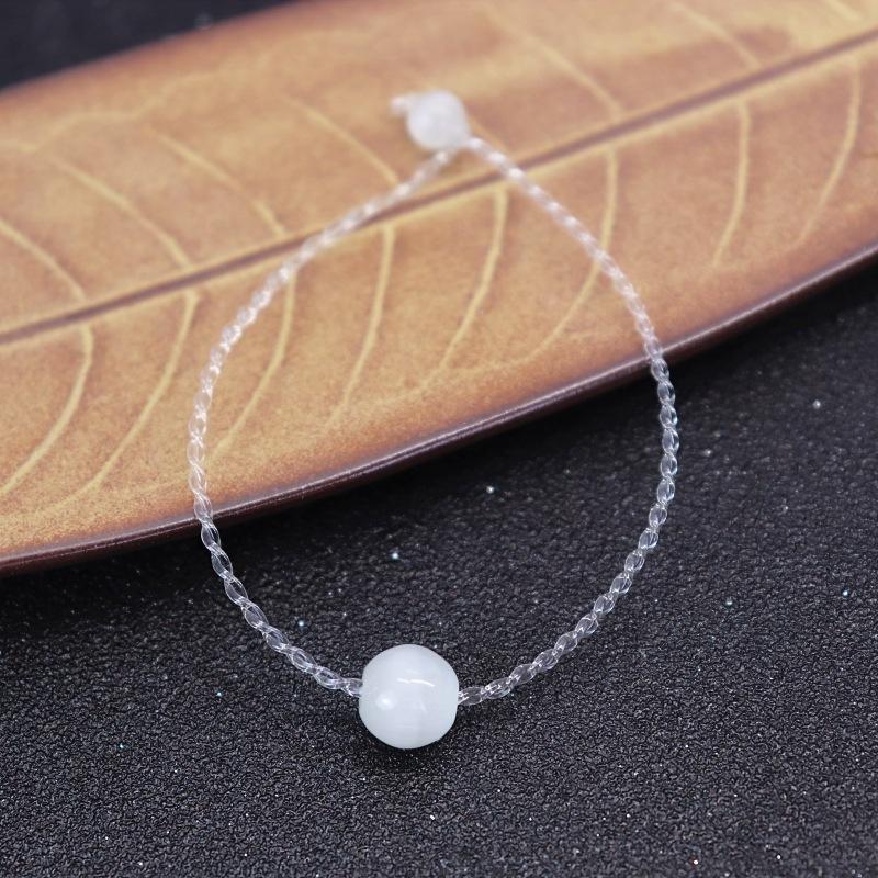 

Когда весенние цветы и осенняя луна Тяньлэя Весенний цветок имеет тот же ледяной шелкопряд, бусину из люминесцентного камня, люминесцентный парный браслет, ювелирное изделие.