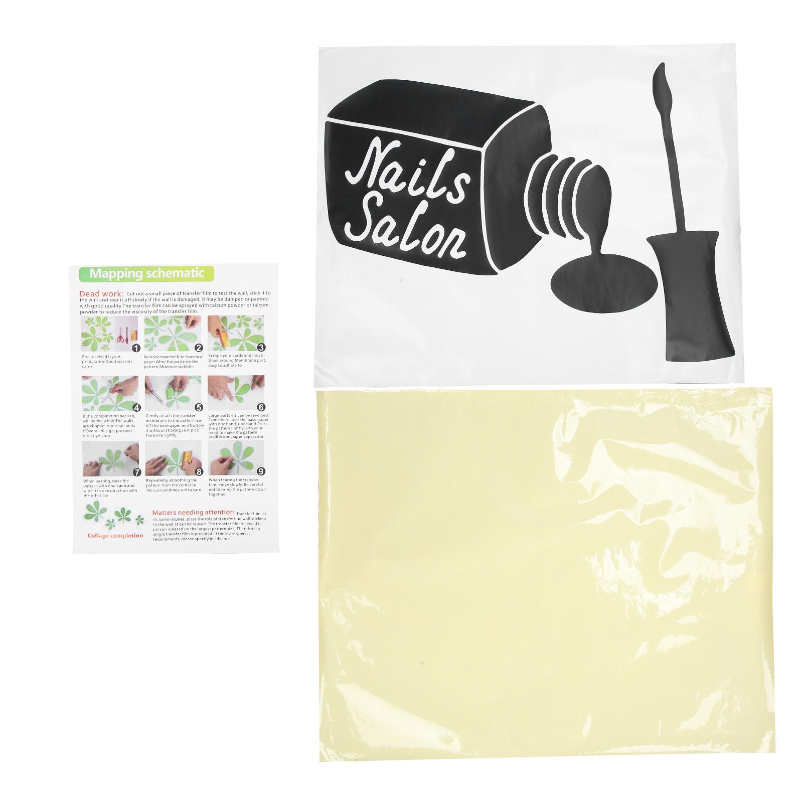 

Маникюрный салон Настенная витрина Наклейка Nail Art Лак Для стен Украшение стен Маникюр Арт наклейка