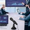 Wired Microphone with 200cm Cable Condenser Handheld Microphone with Stand for Karaoke Singing, Speech, Wedding