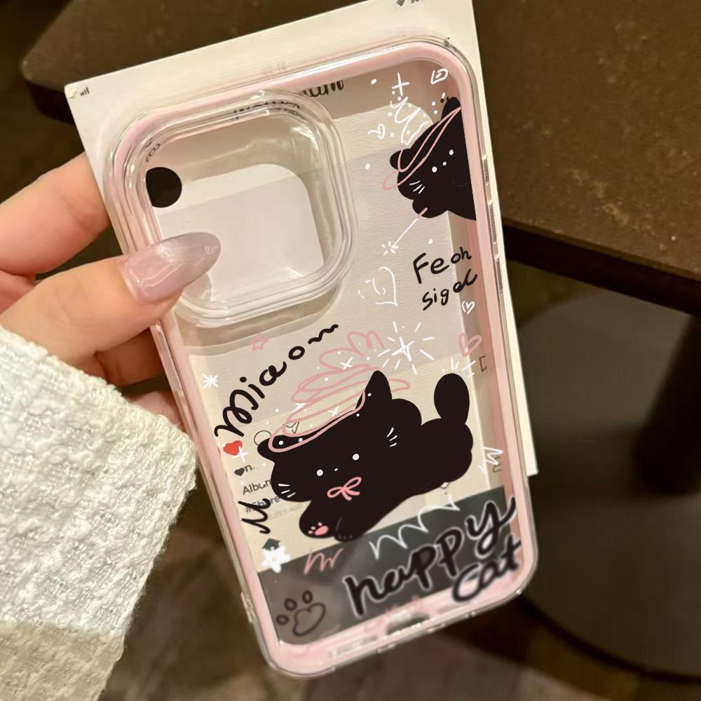 Malovaný kryt na telefon pro iPhone 17 11 12 13 14 15 16 iPhone 17 12 13 14 15 16 Pro 17 12 13 14 15 16 Pro Max  Vysoce kvalitní malovaný zvířecí roztomilý kryt na telefon