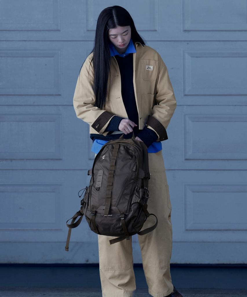 COVERNAT WOMAN Carpenter Work Pants Khaki