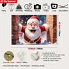 1 item 2D flat background fabric a flying Santa Claus a strong sense of impact a festive bannerZL