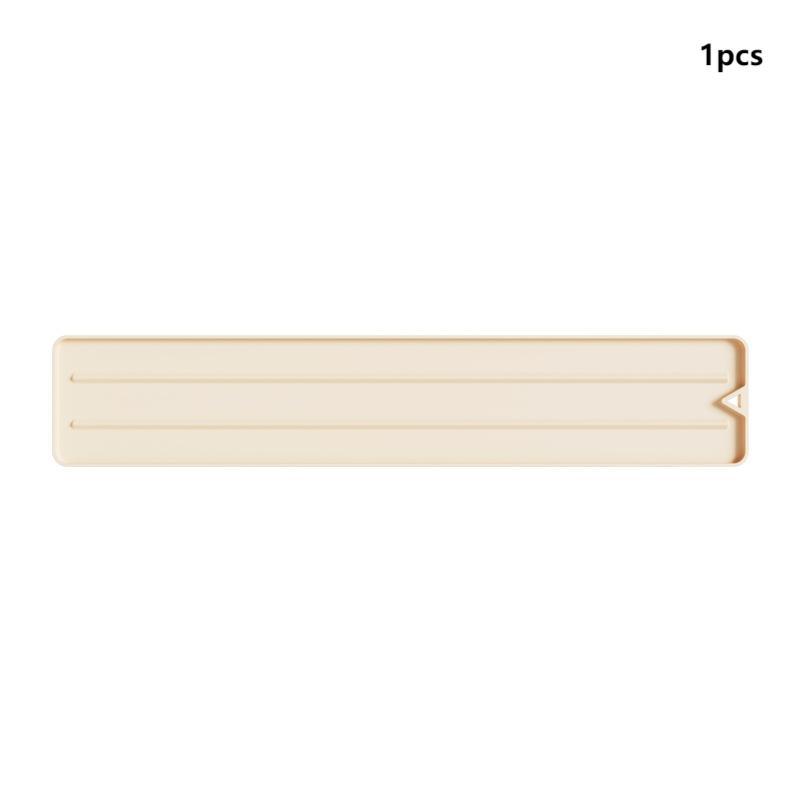 Kitchen Cooking Bench Narrow Slit Pot Lid Anti Dirt Pad Pot Lid Storage Mat Pan Shovel Placement Pad Countertop Placement Mat