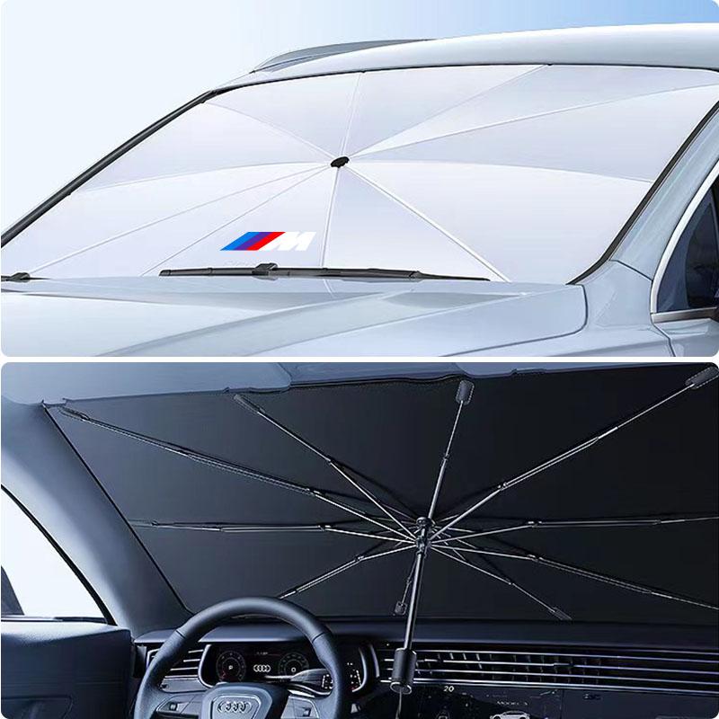 1Pcs M LOGO Foldable Car Windshield Sunshade Umbrella for BMW X7 X3 X4 X5 X6 3 4 5 6 7 Series Z4 M M3 M5 M6 E38 E39 E46 E53 E60 E61 E64 E70 E71
