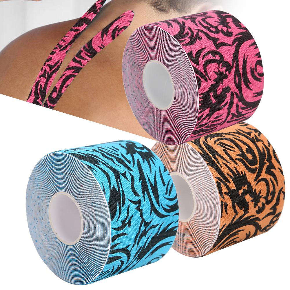 Camouflage Waterproof Soft Sports Bandage Breathable Pain Relief Protection Muscle Tape