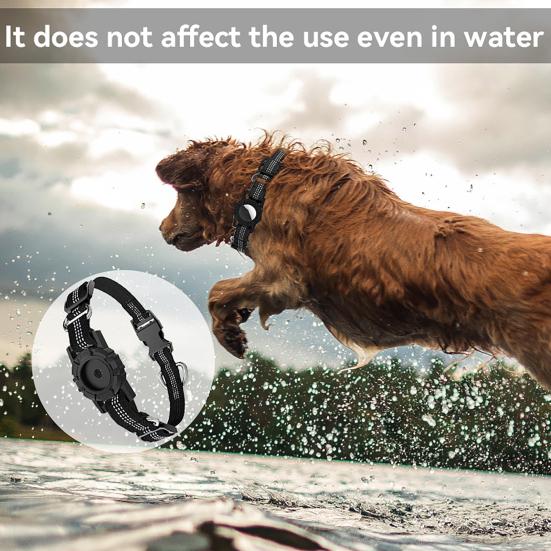 Yousheng Pet Collar Waterproof Reflective GPS Dog Collar Adjustable Anti-lost Small Medium Large Dogs Collar Protective Collar for