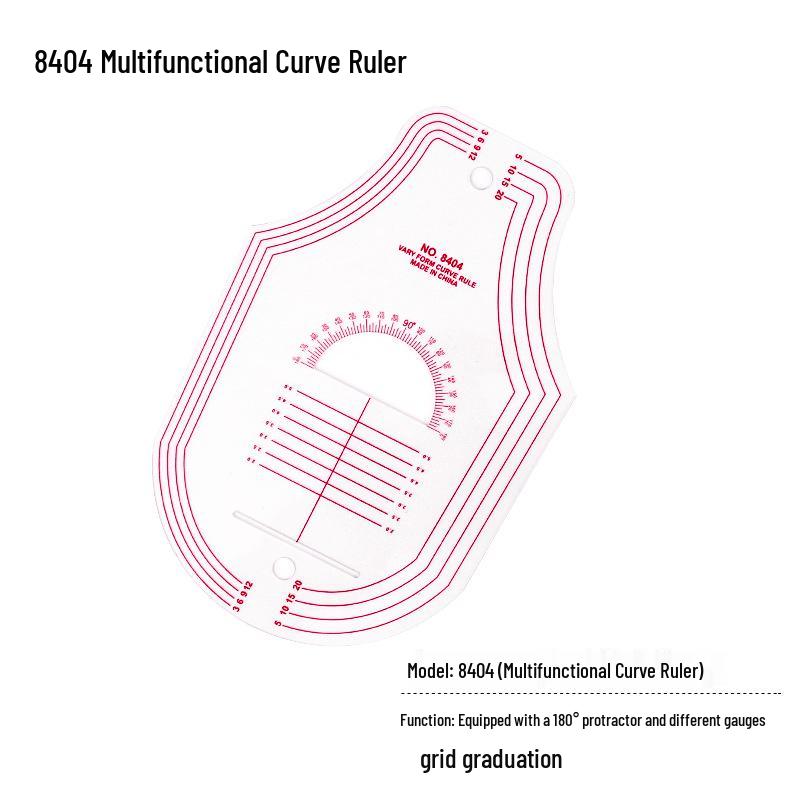 Multi-Function Sewing and Pattern Making Curve Ruler Set