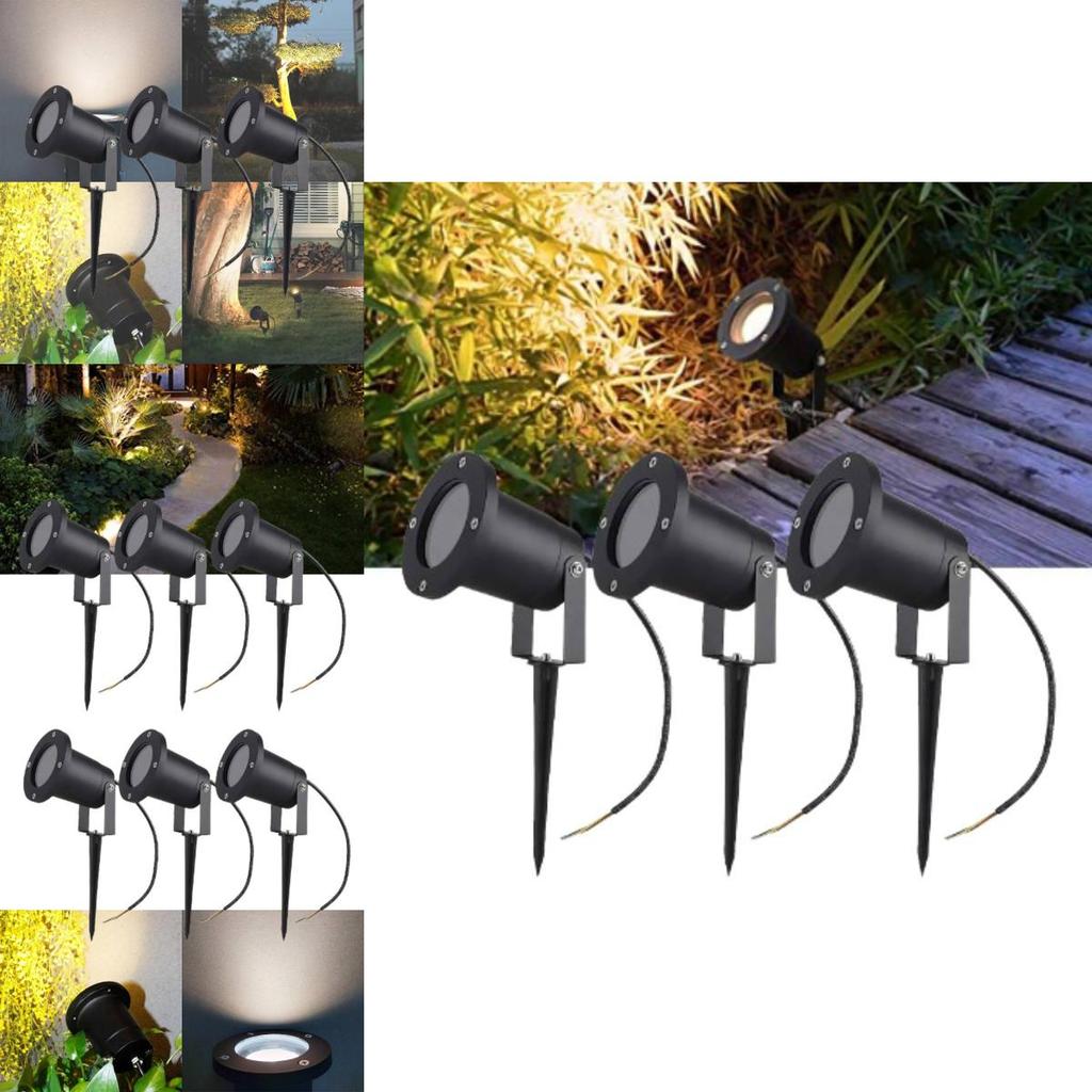 Luz de Estaca Externa Gu10 Durável à Prova d'Água Ip54 Para Jardins e Caminhos
