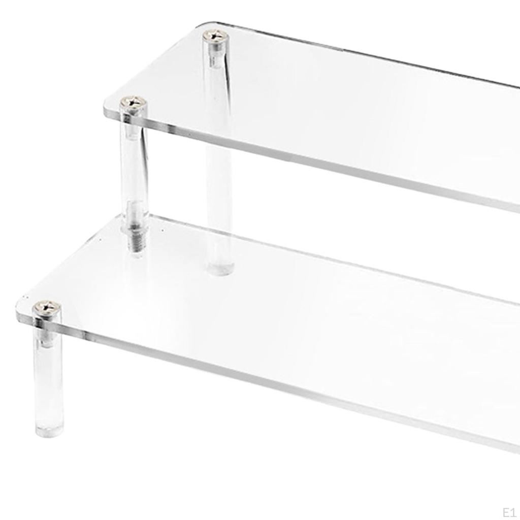 Acrylic Display Stand Riser Jewelry Shelf Clear Product for