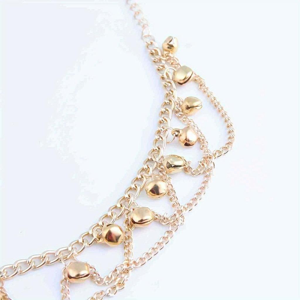 European and American women's fashionable bohemian chic Su bell ankle chain