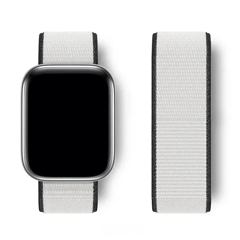 Nylon Loop For Watch Band Ultra-2 49mm 44mm 40mm 45mm 41mm Sport Pride Bracelet Iwatch Strap Series 9 8 Se 7 6 5 4 3