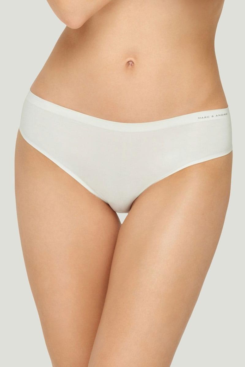 

Трусики бразилиана Marc & Andre (70355) 6(XXL) білий