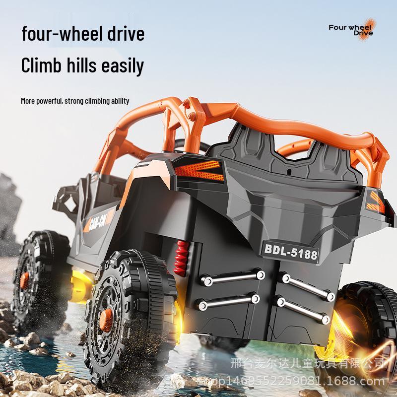 Kids' Two-Seater Electric Off-Road Car with Remote Control
