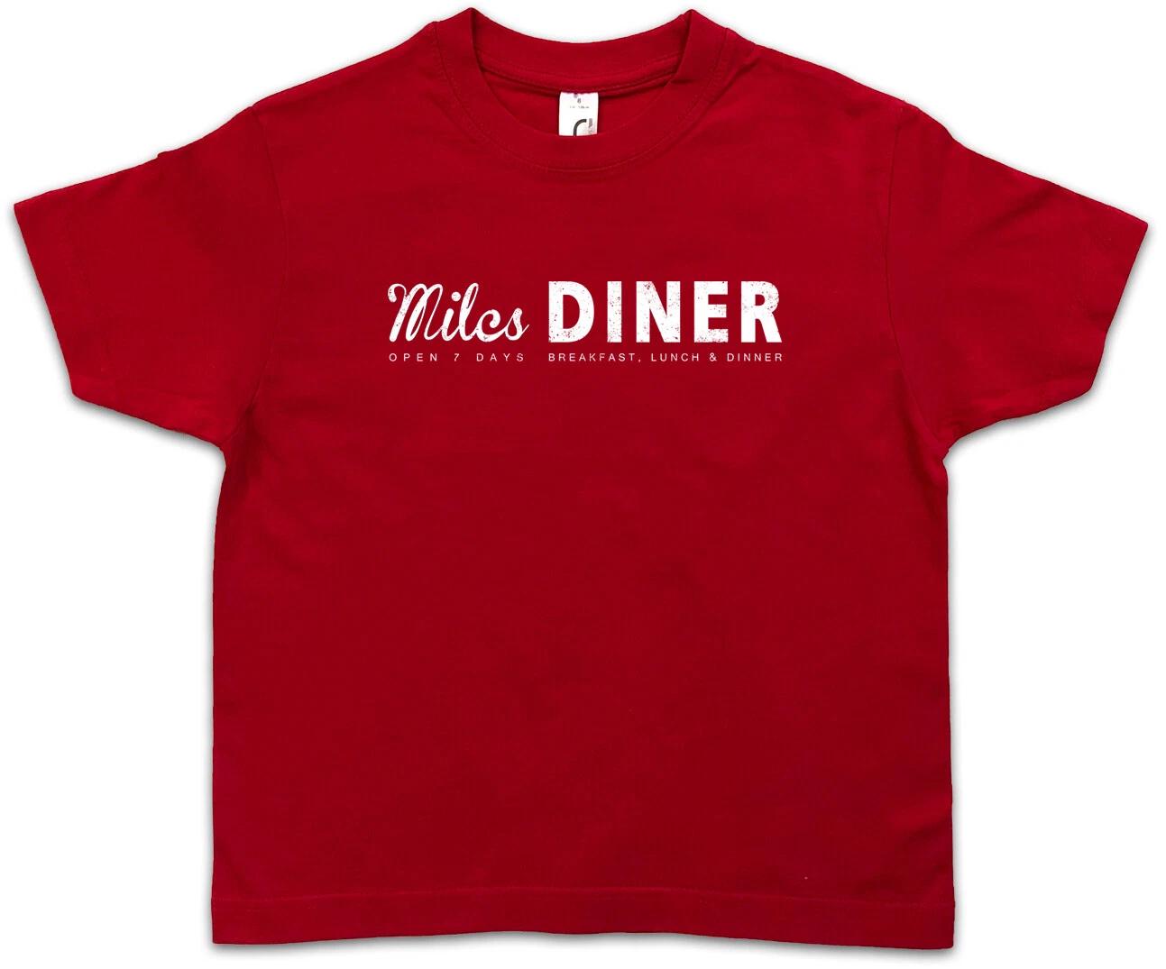 

MILES DINER Детская Мальчики дети мальчики Футболка Banshee Ресторан Лукас Анастасия Капюшон Логотип 120