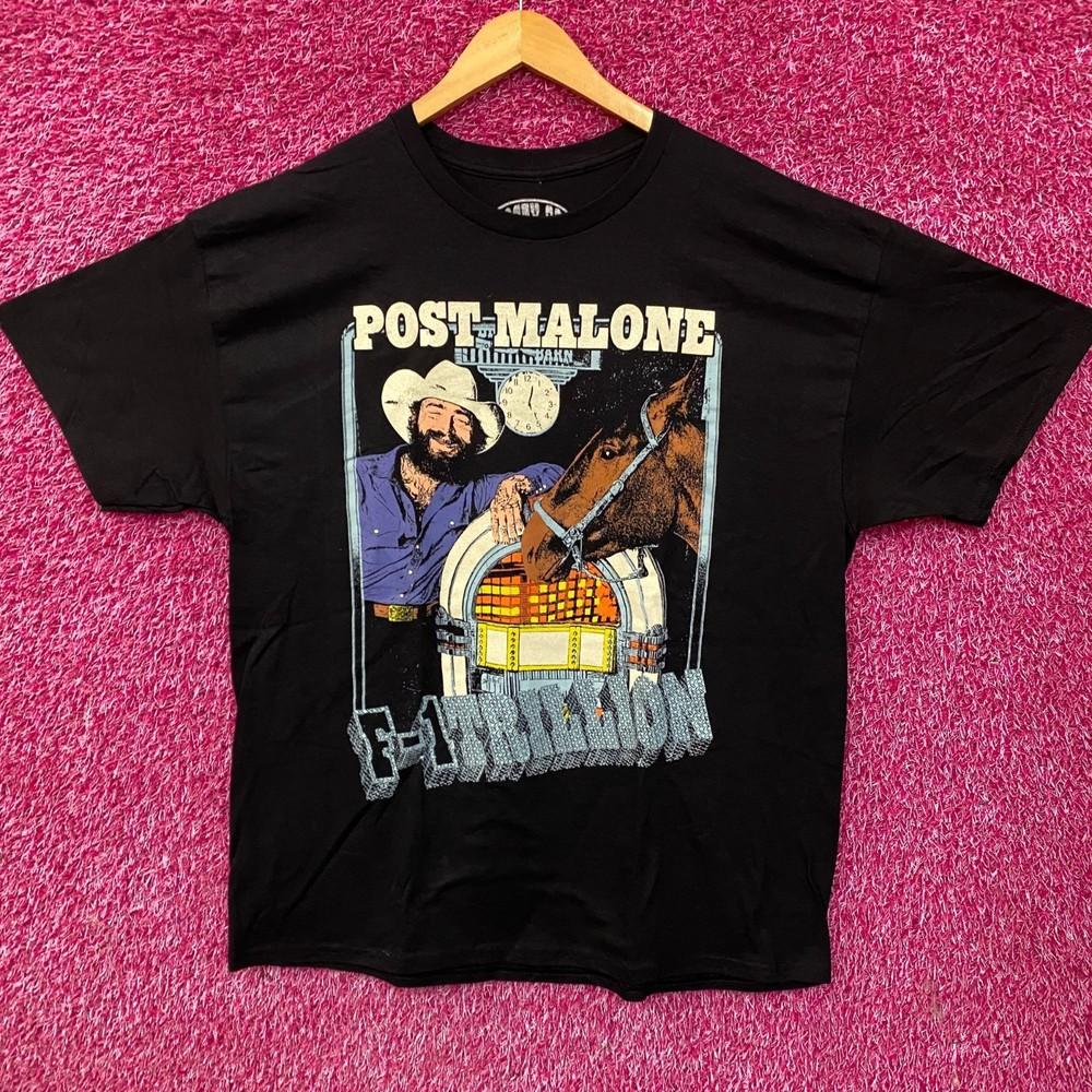 Post Malone F1 Trillion Jukebox Horse TShirt XL Unisex T-Shirt XXL