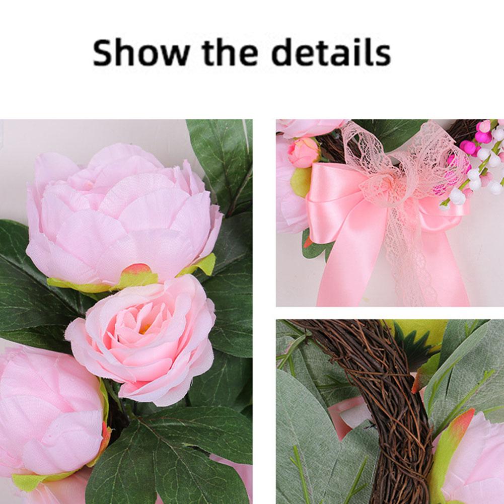 Beautiful Wreath Love Garland Bow Wreath Valentine\'s Day