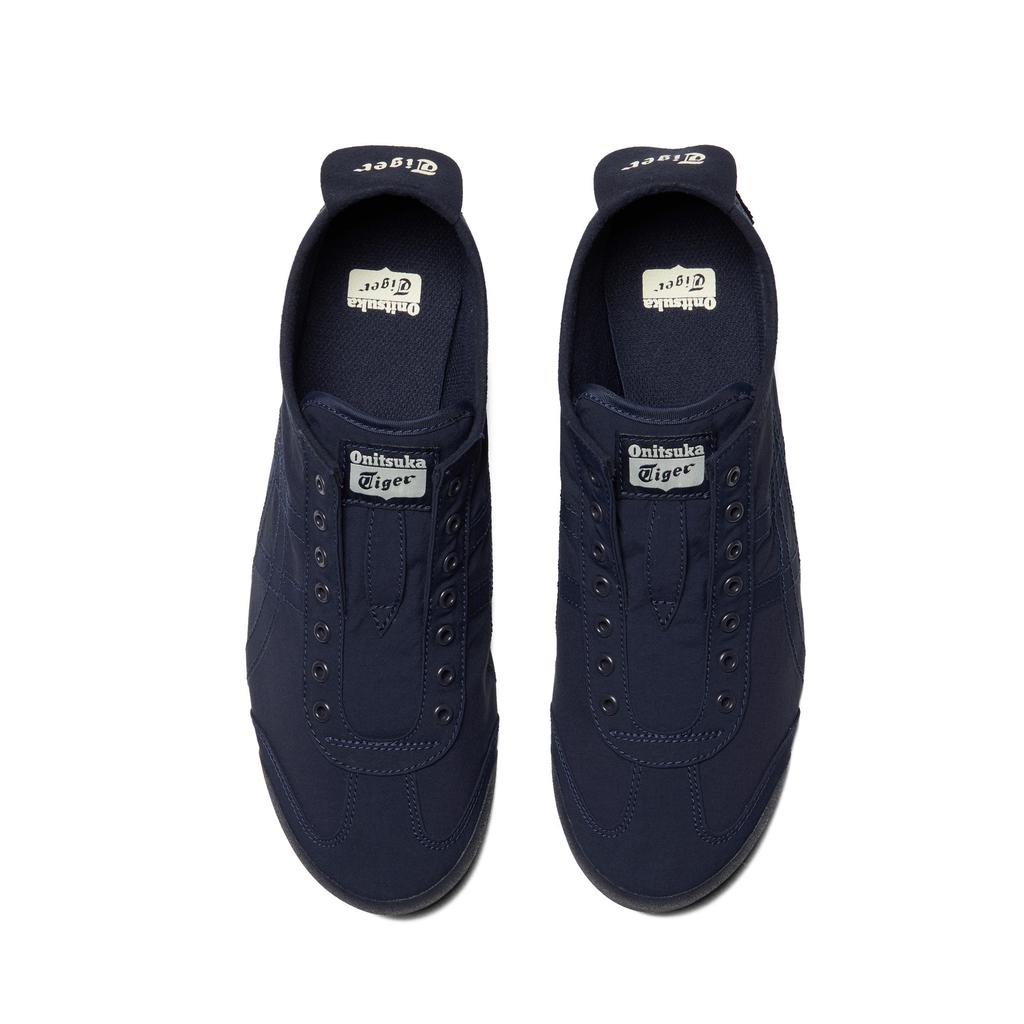 Onitsuka Tiger Mexico 66 Slip-On Fabric Trendy Classic Comfortable Low-Top Casual Shoes Unisex sneaker Dark-Blue 1183B603-404