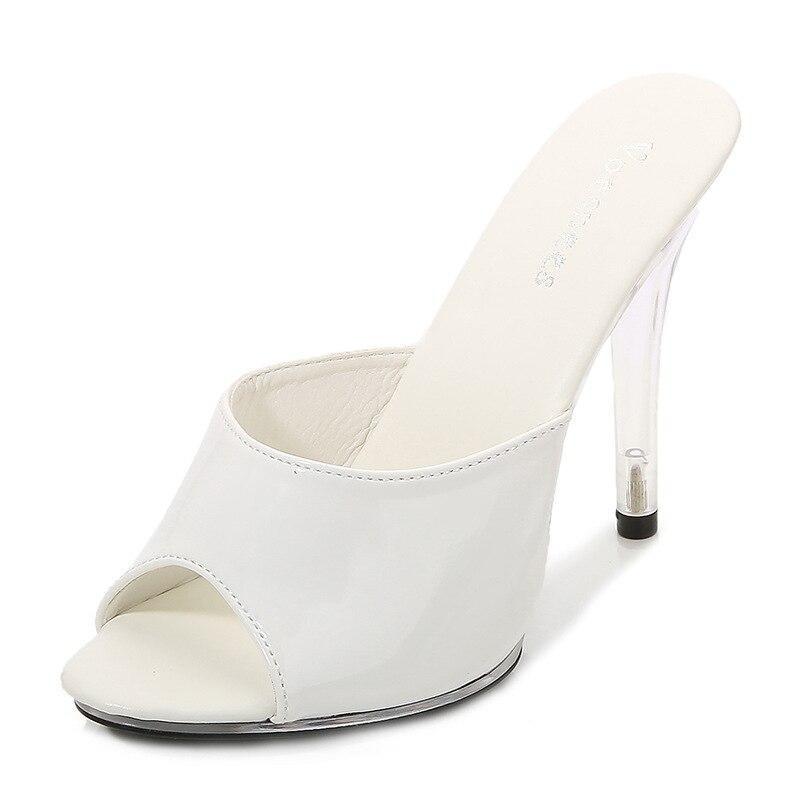 

Women’s Sexy Heels Sandals 11cm High Fashion Heels Girls Shoe Slipper 2026 Summer Sandals 35 белый