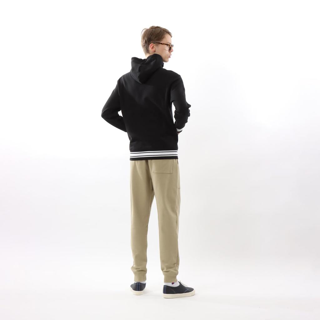 Champion Basic Hooded Long with Embroidered Sweatshirt, Sleeve, Cotton, USA, Logo, C3-Y138-090-M