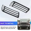 Wheel Arch Light Decorative Protective Cover Eyebrow Lamp Cover For Jeep For Wrangler JL Sahara 2018+