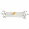 Ivory Ceramic Cake Stand, 3 Tier Hare Scandinavian Design, Afternoon Tea Stand for Mother's Day,