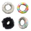 Fluffy Steering Wheel Cover Gift for Women Winter Warm Imitation Plush Car Protector Universal Fit Dia 37-38cm/14 Inches
