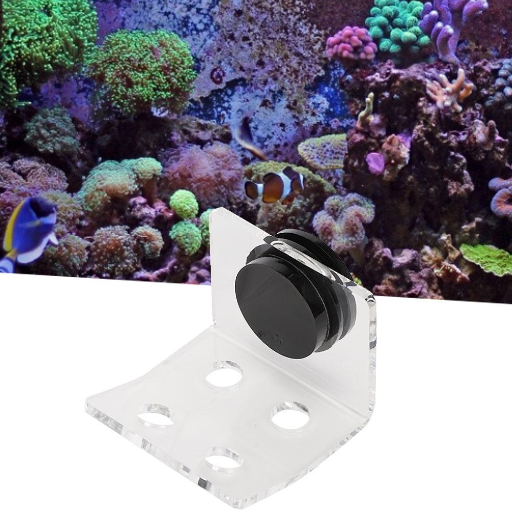 Aquarium Meerwasser Korallen Racks Halterung Halter Fischtank Knopfrahmen Verbesserter Saugfuß 4 Löcher
