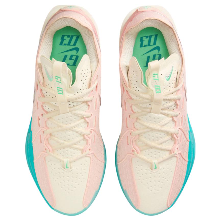 Nike Air Zoom GT Cut 3 Washed Coral Dusty Cactus Unisex Sneakers Pink Metallic-Silver Chalk DV2913-601
