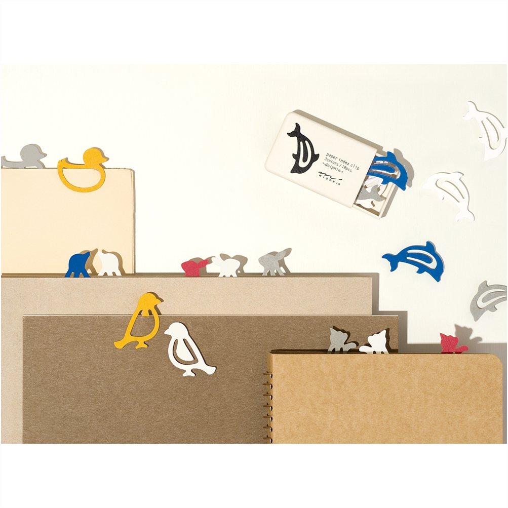 Midori Clip Index Cat Pattern 43235006