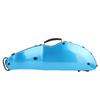 4 4 Violin Storage Case with Hygrometer and Combination Lock Shoulder Straps Lightweight Carbon Fiber Violin Box Blue