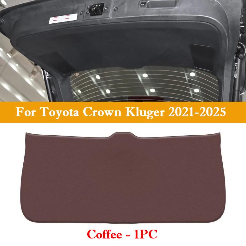 For Toyota Crown Kluger 2026-2026 Car Trunk Door Anti Kick Pad Tailgate Anti-Scratch Protector Cargo Liner Interior Accessories