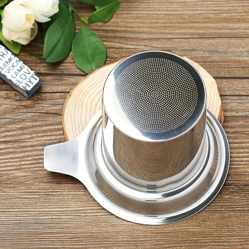 1 peça Peneira de Chá de Aço Inoxidável Resistente com Malha Fina-Infusor de Chá Lavável na Máquina de Lavar Louça, Coador de Especiarias e Ervas, Filtro de Cozinha Fácil de Limpar para Chá a Granel