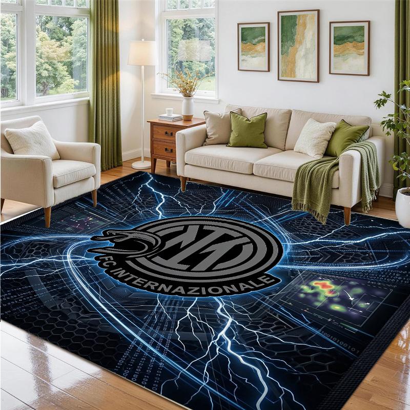 Borussia Dortmund Design Kristall-Samt-Teppich Weich Dekorative Matte für Schlafzimmer Eingang