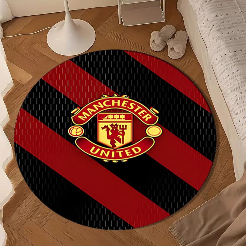 Man-chester football Round mat Home Decor, Chair rug For livingroom,Bedroom, doormat home decor Birthday Gift Christmas Gifts