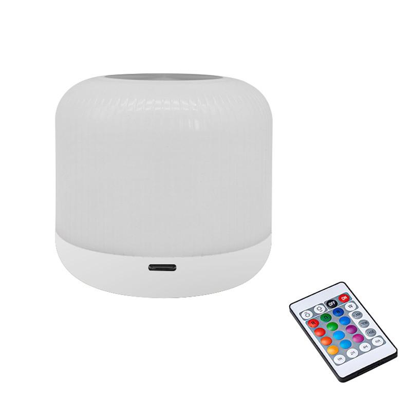 USB Touch Night Light Lampada da atmosfera colorata Camera da letto Lampada ambientale compatta multicolore Protezione per gli occhi Lampada da lettura sul comodino