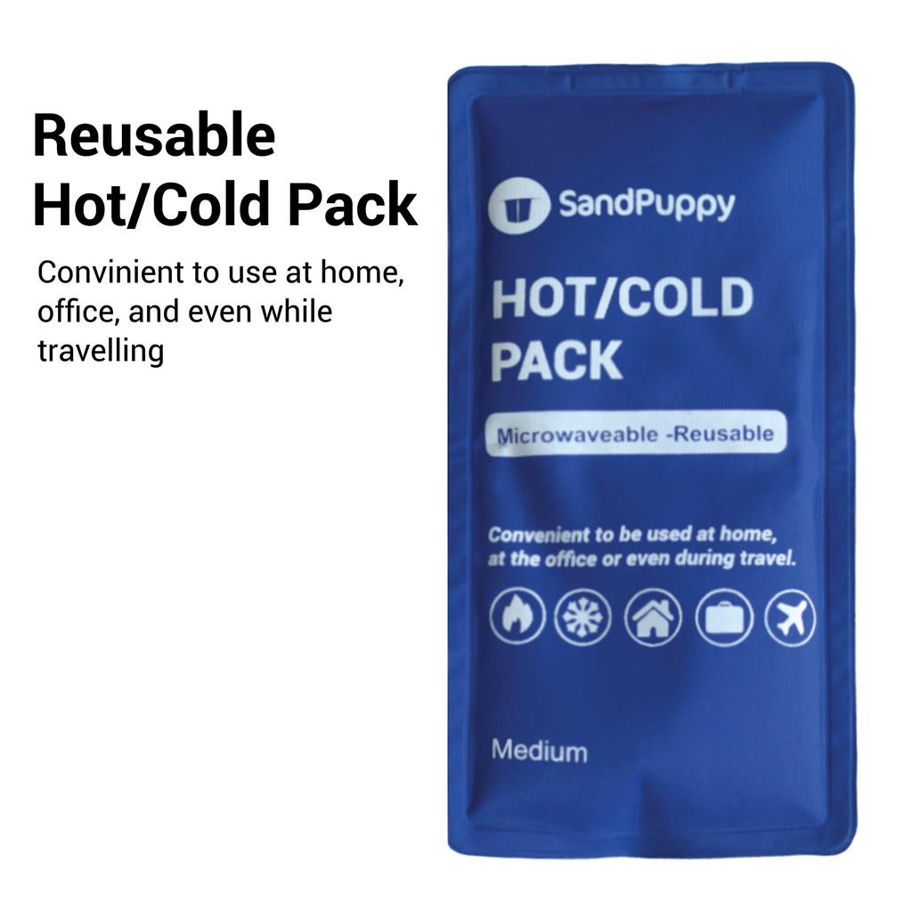 SandPuppy Hot And Cold Pack | Gel Pack For Pain Relief Hot And Cold | Hot And Cold Pack For Pain Relief | Hot And Cold Gel Pack | Reusable & easy