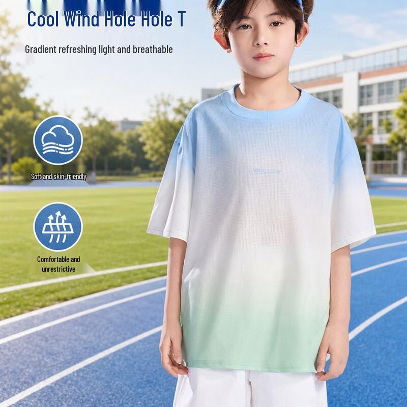 Luomeng Boys Casual Short-Sleeve T-Shirt 110