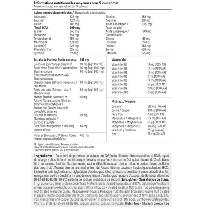 STC Nutrition Peptides Aminosports 270 comprimés